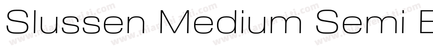 Slussen Medium Semi Bold字体转换